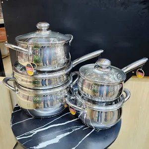 *10pc Edenberg Stainless Cookware Set*