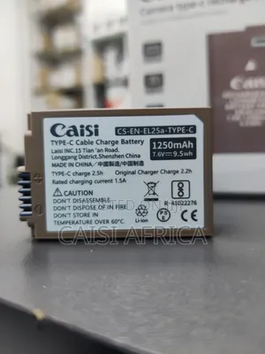 Caisi en-El25a Type-C Rechargeable Replacement Battery 1250mah