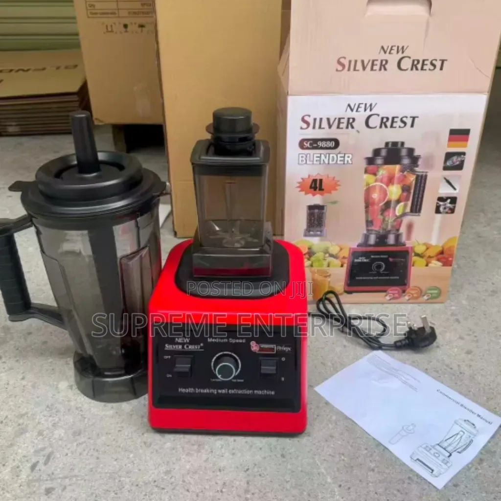 Commercial Silvercrest Blender With 4 Litres Jug Capacity