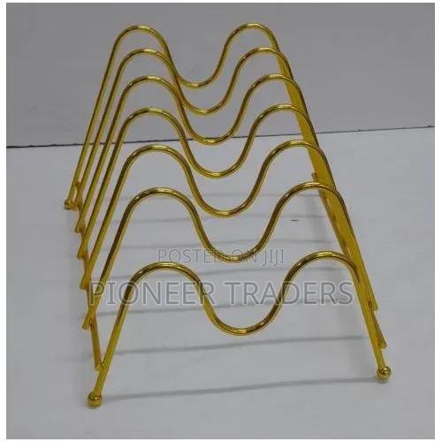 Plate Stand Gold