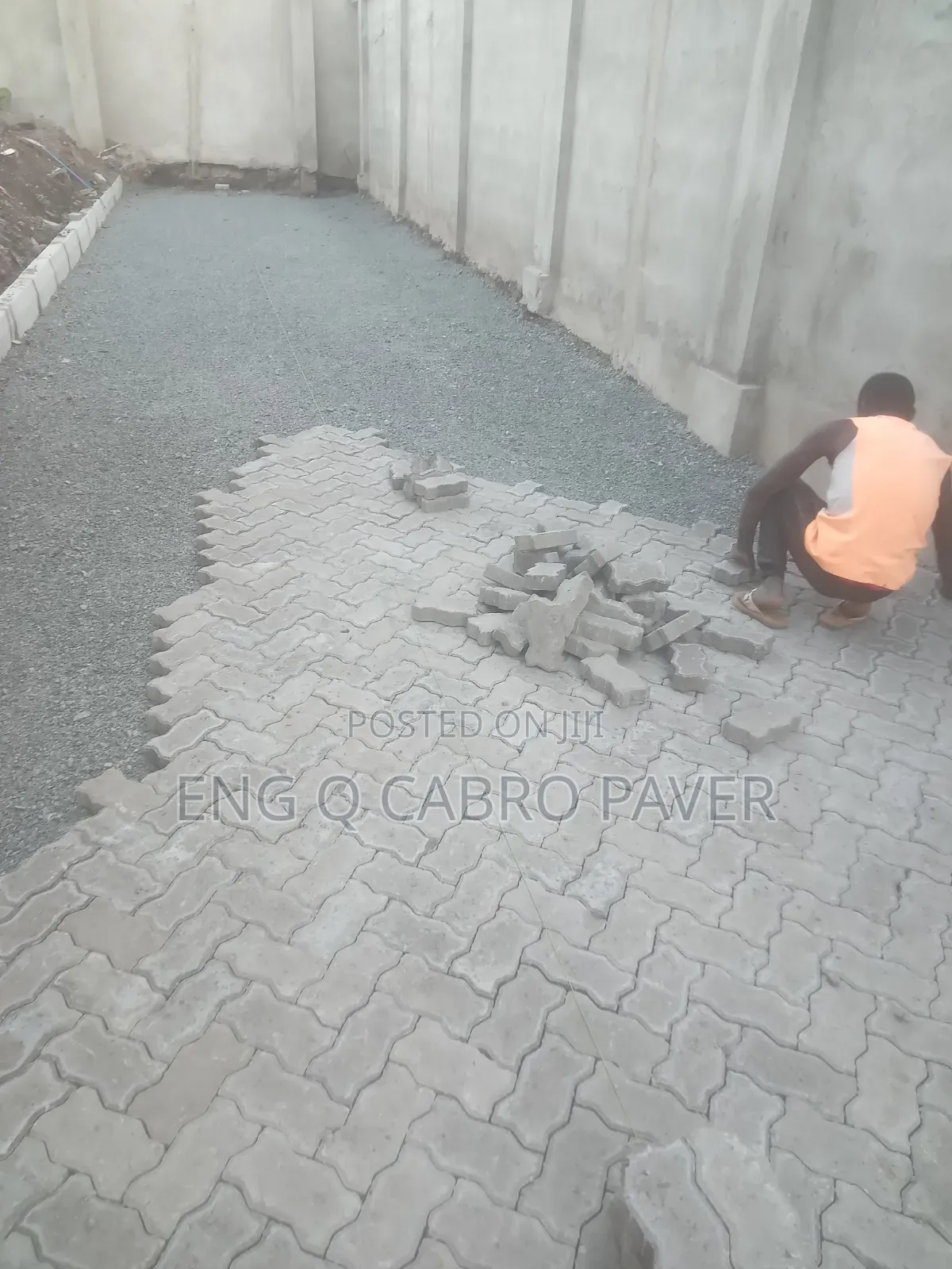 Cabro Installation and Polishing Ground Preparation Landscape