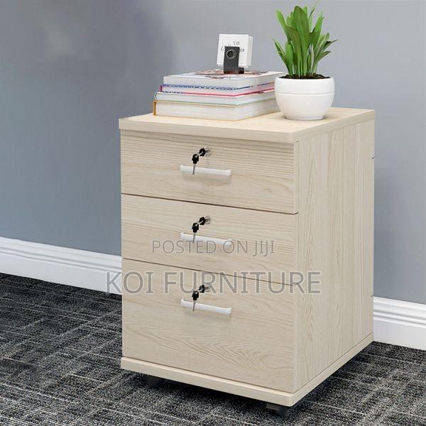 Office Cabinet : White Elitebloom Mobile Filing Cabinet - thumbnail 2