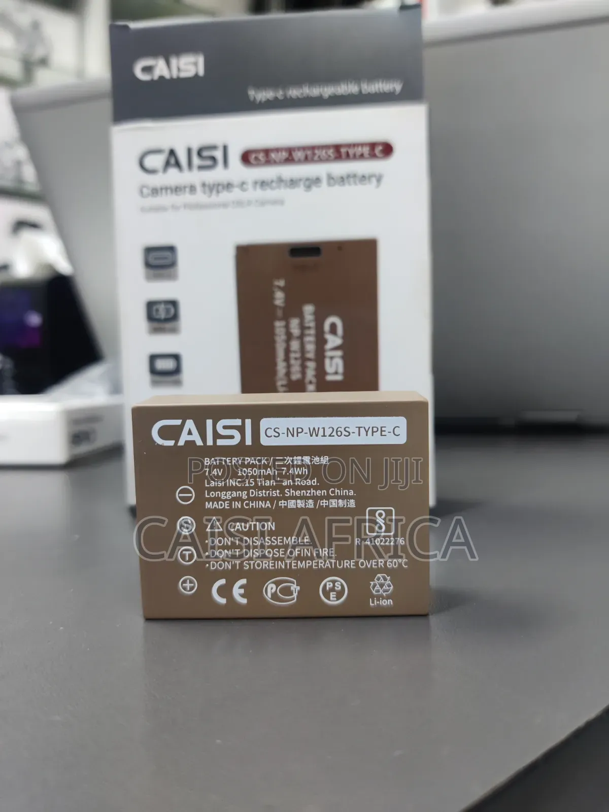Caisi Np-W126s Type-C Rechargeable Battery 1050mah