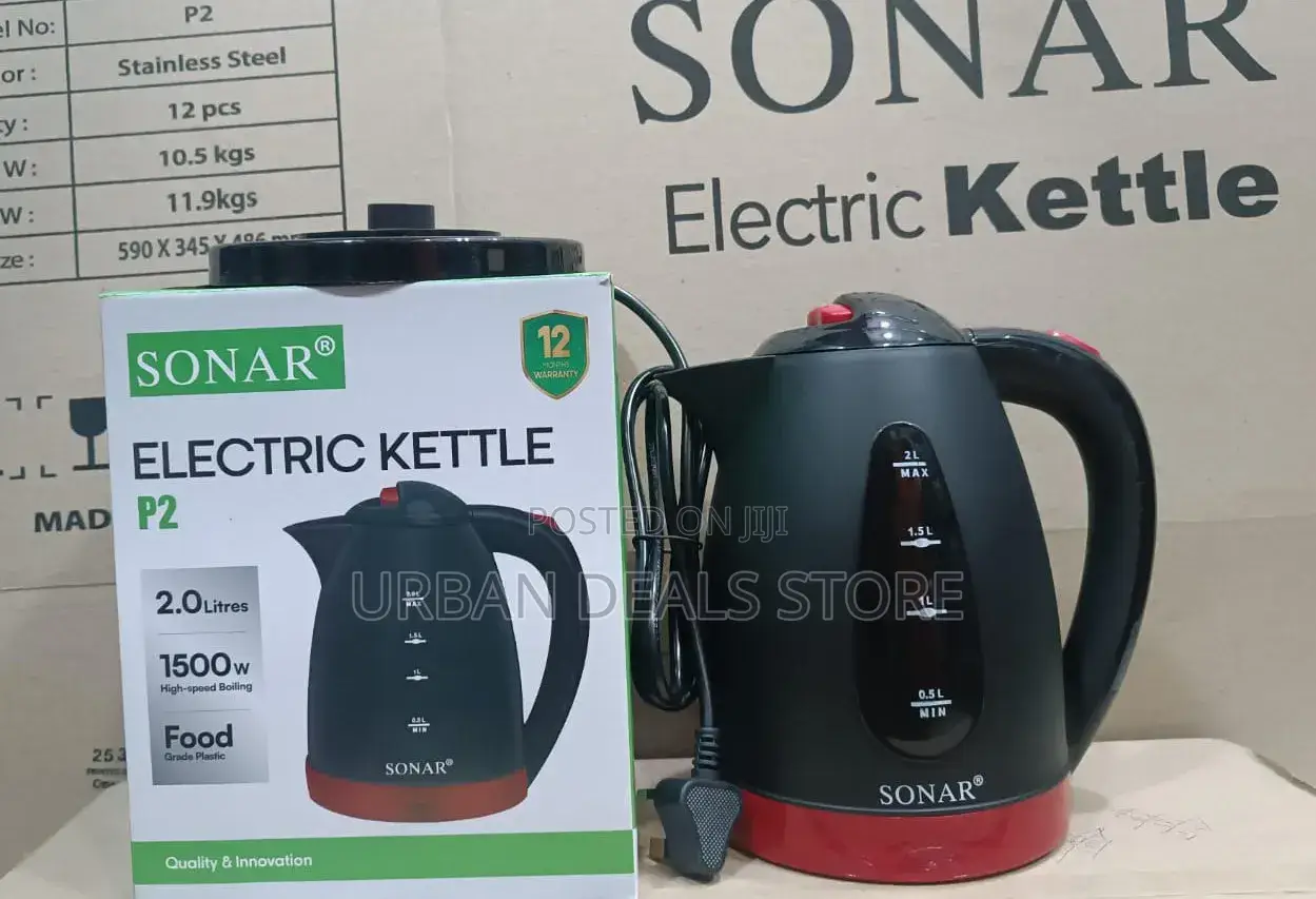 2.0 Litres Sonar Plastic Kettle