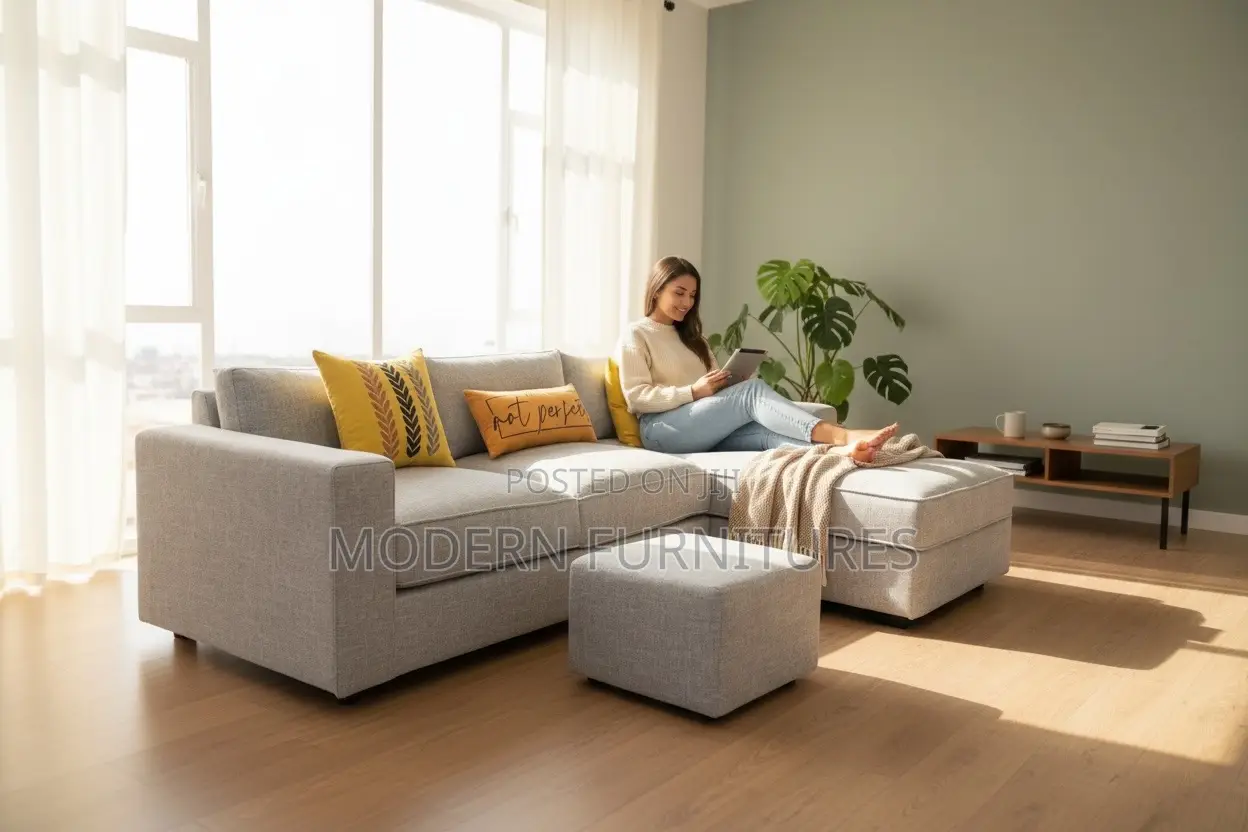 Midnight Bloom L Sofa/L Shaped Sofa/L Sofa