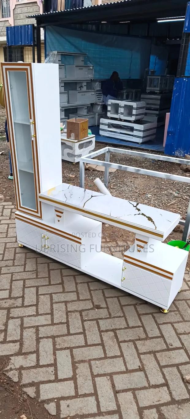 Tv Stand White With Side Cabinet