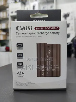 Caisi en-El15c Ultra Type-C Rechargeable Battery 2400mah