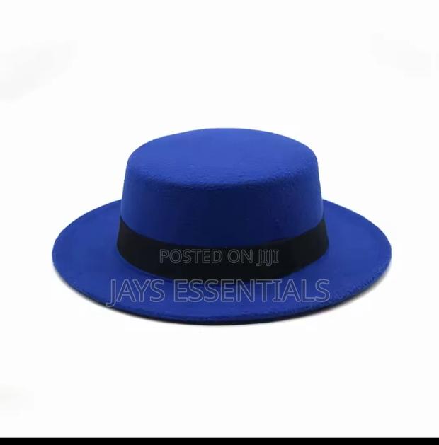 Classic Flat Top Fedora Hats - thumbnail 5