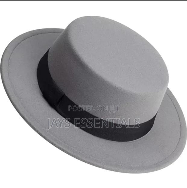Classic Flat Top Fedora Hats - thumbnail 8