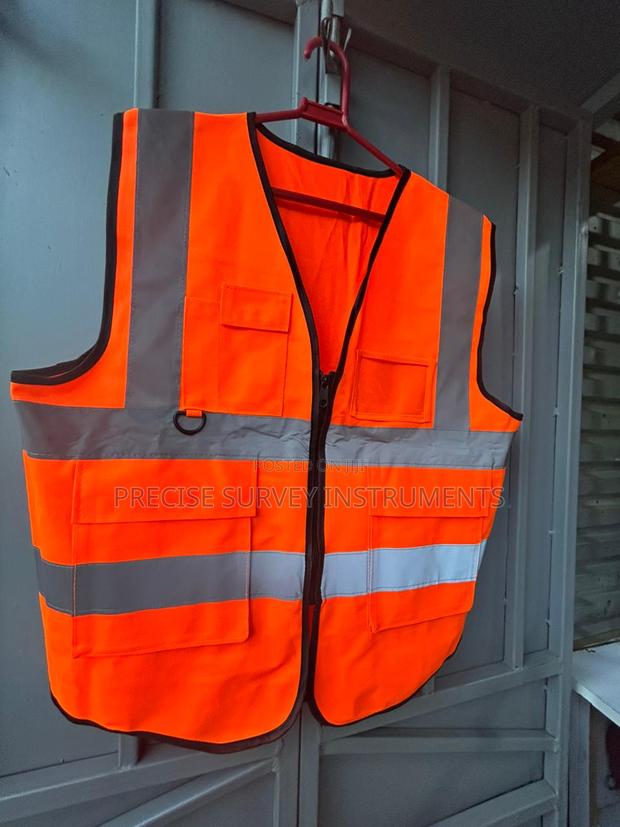 Survey Equipment Reflector Vest With Pockets