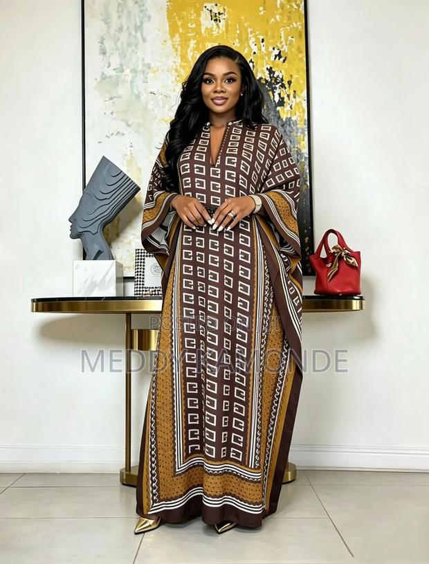 Pattern Coloured Long Dress