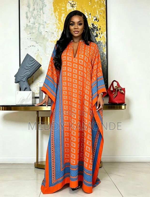 Pattern Coloured Long Dress - thumbnail 2