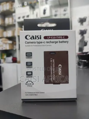 Caisi Lp-E10 -Type-C Rechargeable Battery 1020mah for Canon