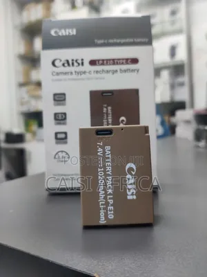 Caisi Lp-E10 -Type-C Rechargeable Battery 1020mah for Canon