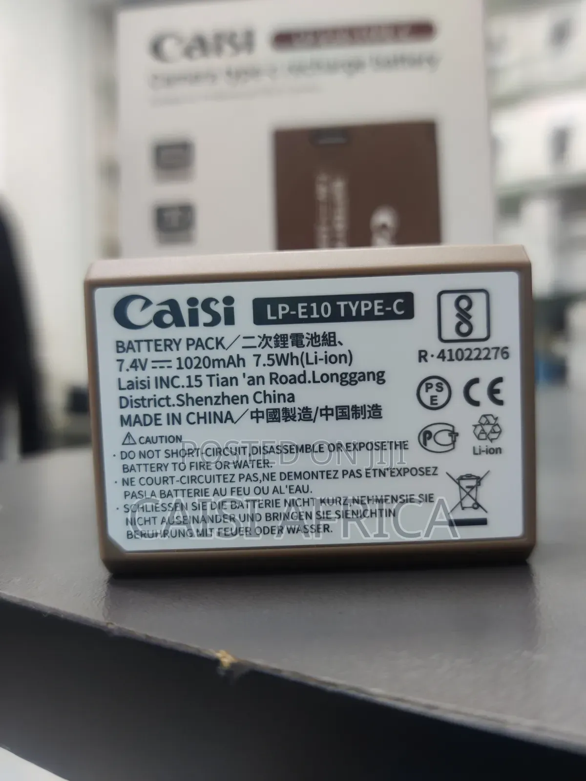 Caisi Lp-E10 -Type-C Rechargeable Battery 1020mah for Canon