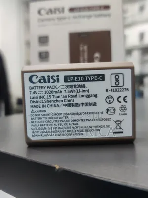 Caisi Lp-E10 -Type-C Rechargeable Battery 1020mah for Canon
