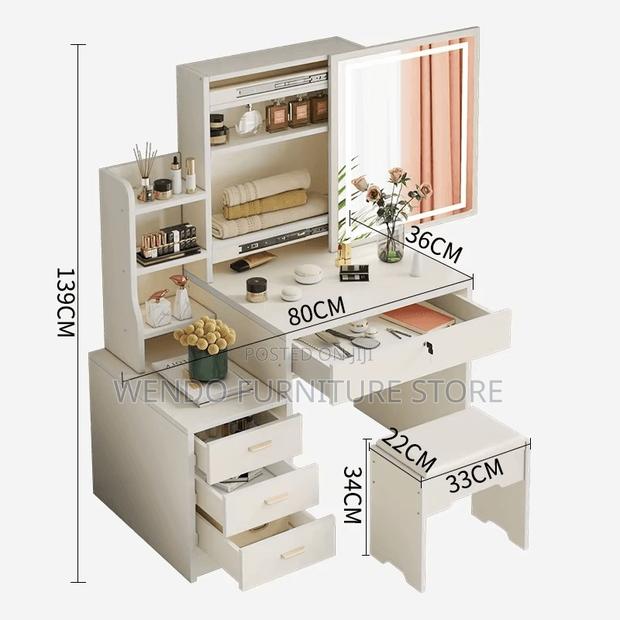 Dressers; Elegancy Vanity Set - thumbnail 3