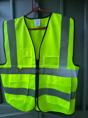 Industrial Grade Reflective Vest With Storage Compartments