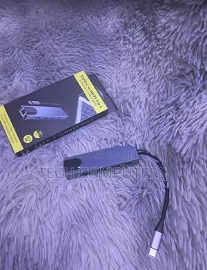 Compact Usb C Adapter With Hdmi Charging and Data Transfer Support