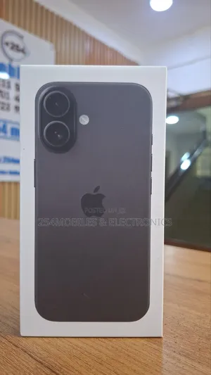 New Apple iPhone 16 256 GB Black