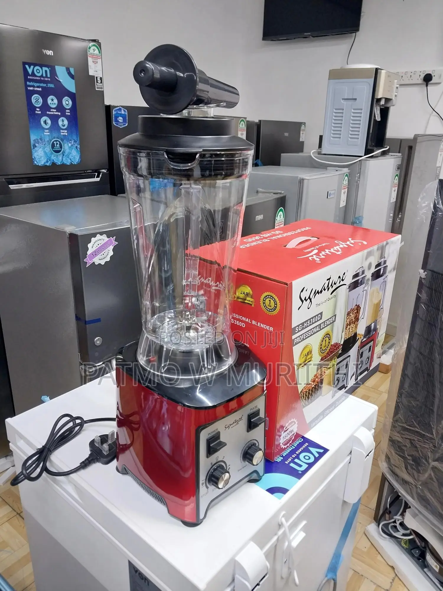 Uji Power Commercial Blender 1800w 4l