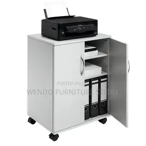 Office Cabinet; 2- Doors Wooden Files Credenza Cabinet