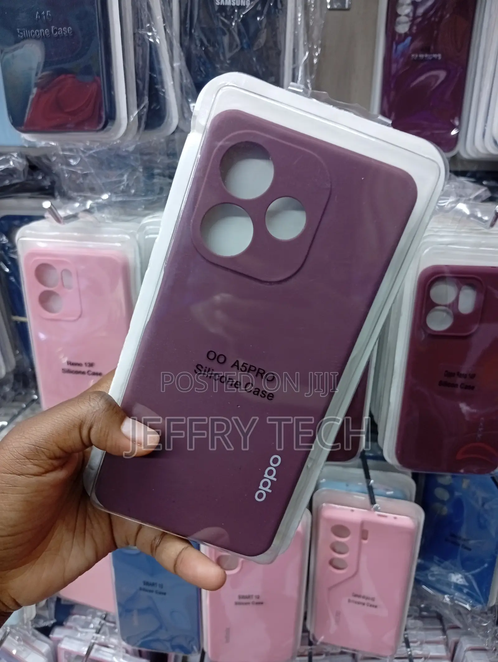 Oppo A5pro Soft-Touch Exterior and a Dedicated Cutout Case