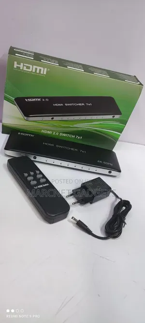 8 Way Hdmi Switch Powered 8 Input 1 Output