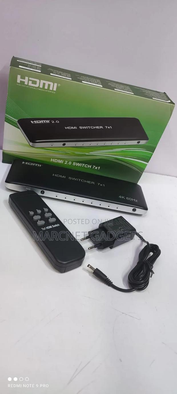 8 Way Hdmi Switch Powered 8 Input 1 Output