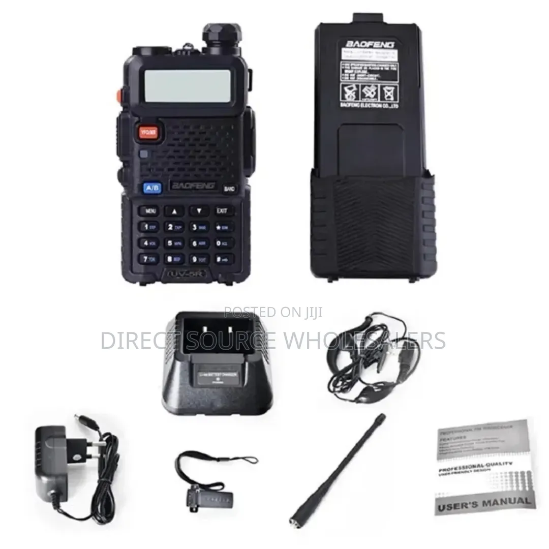 Uv-5r Plus Professional Walkie Talkie With Flashlight