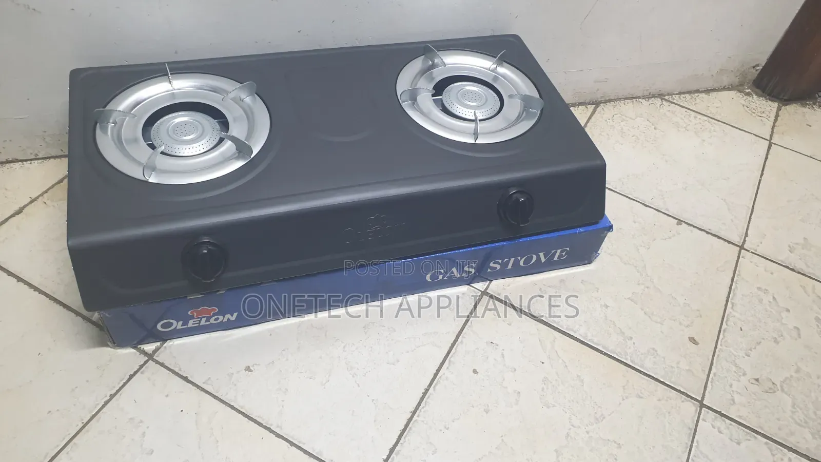 Olelon Double Burner Stainless Table Top Cooker