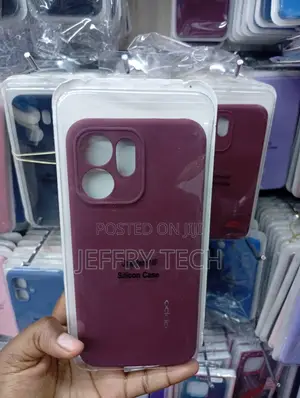 Oppo Reno 14f Burgundy Liquid Silicone Phone Case