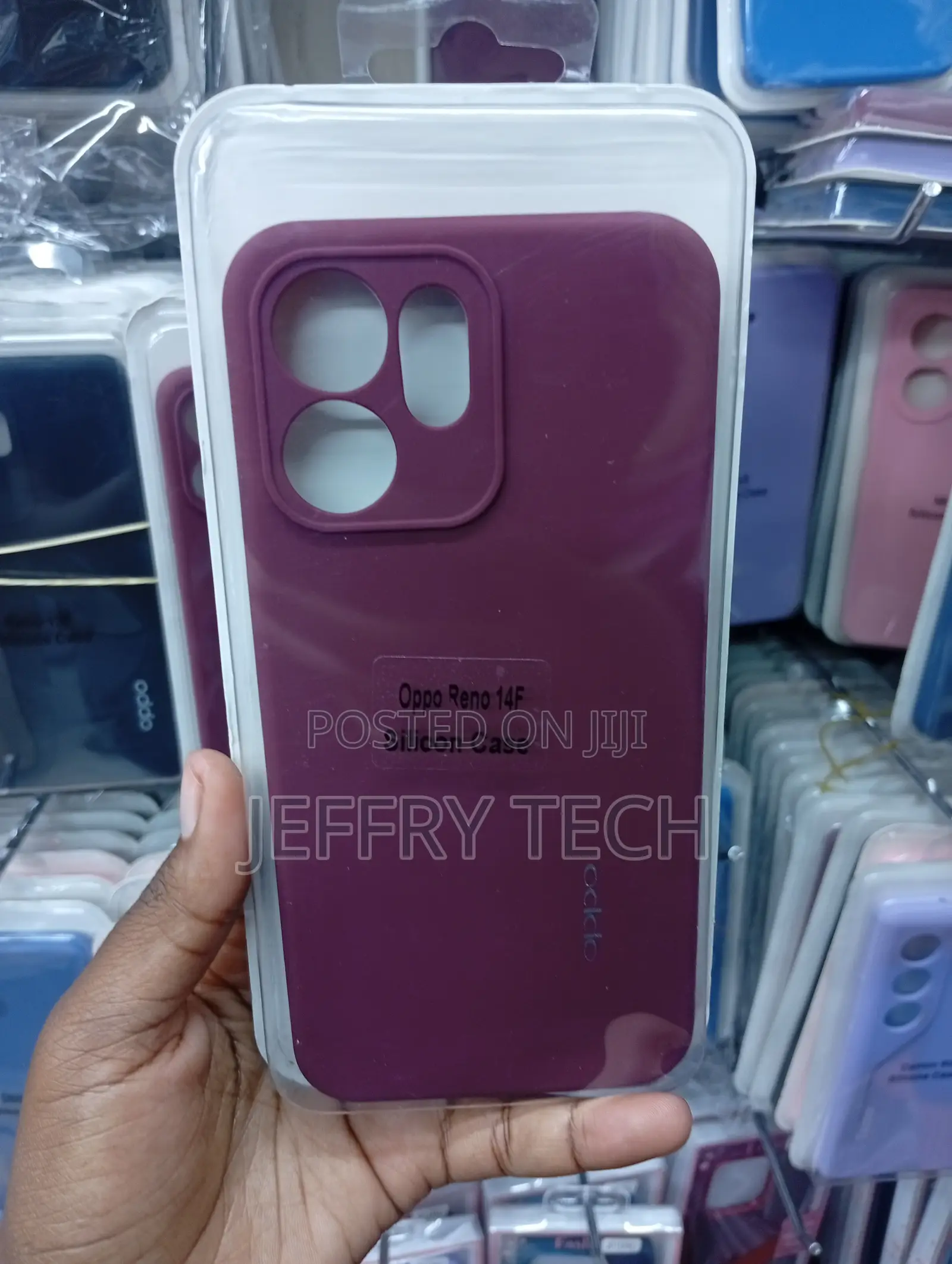 Oppo Reno 14f Rubber-Like Design Case
