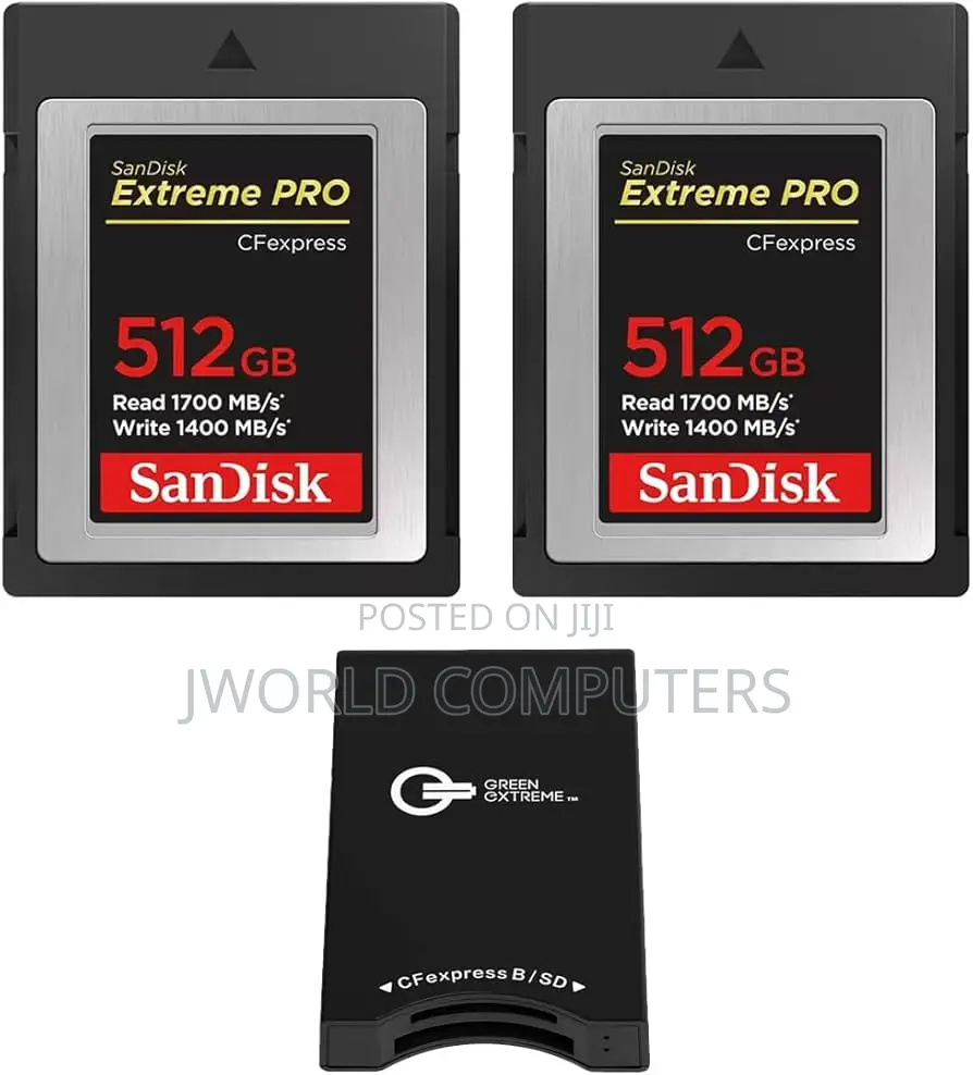 Sandisk Extreme Pro Cf Express B 512gb 1700/1400 Mb/S