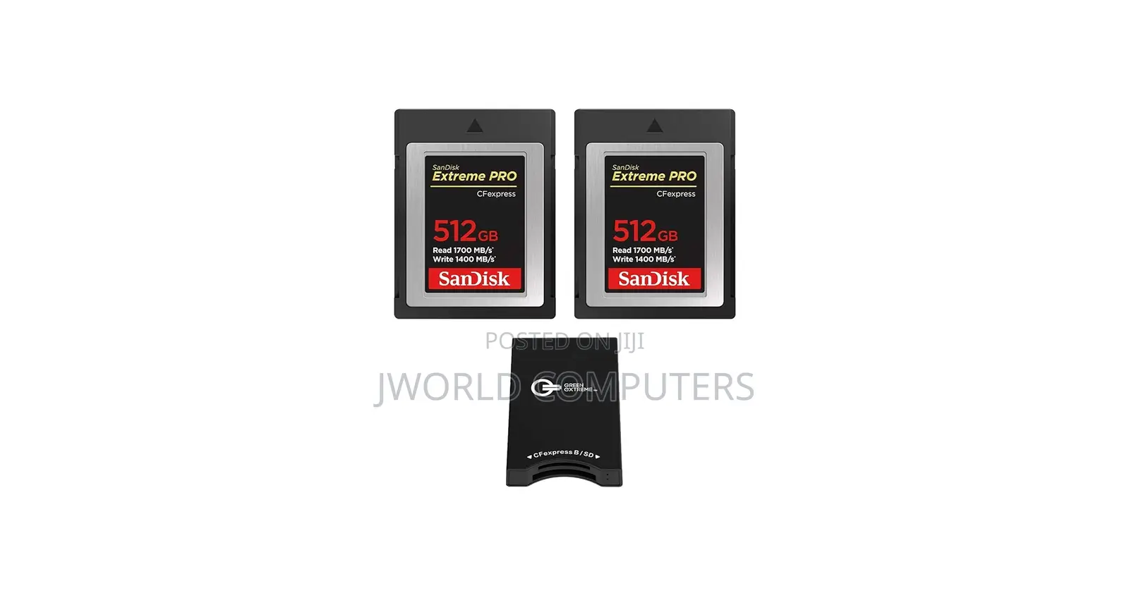 Sandisk Extreme Pro Cf Express B 512gb 1700/1400 Mb/S