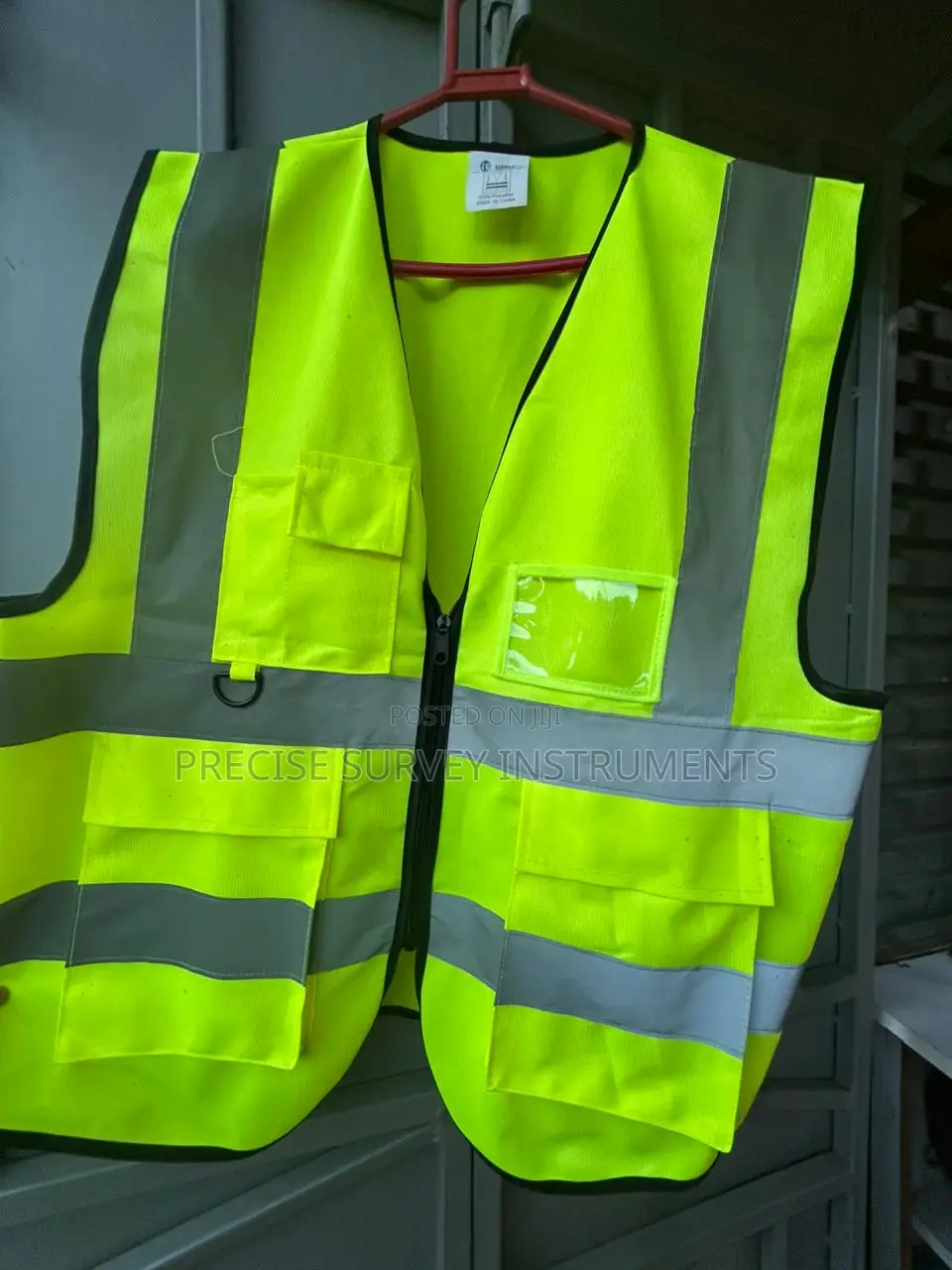 High Visibility Reflector Vest For Survey Teams