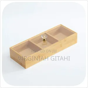 3 Slot Wooden Tea Bag / Candy Organizer