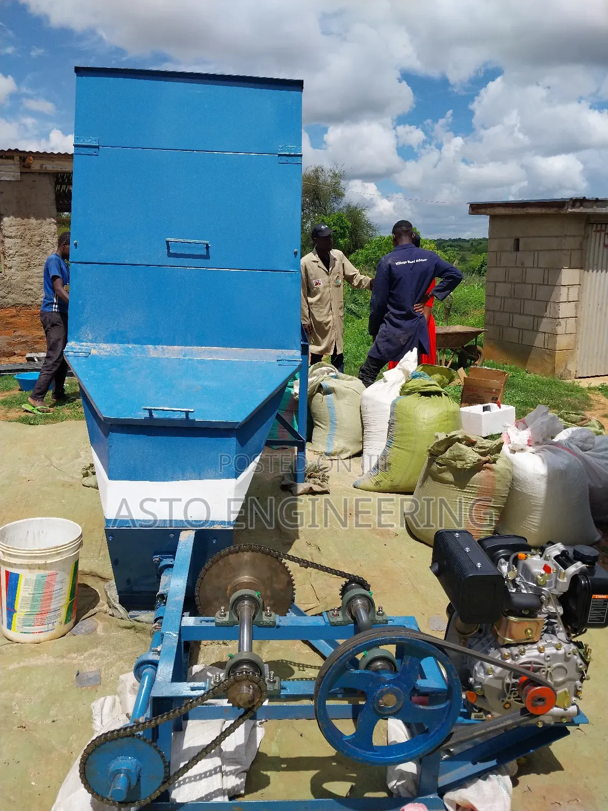 Horizontal Animal Feed Mixer