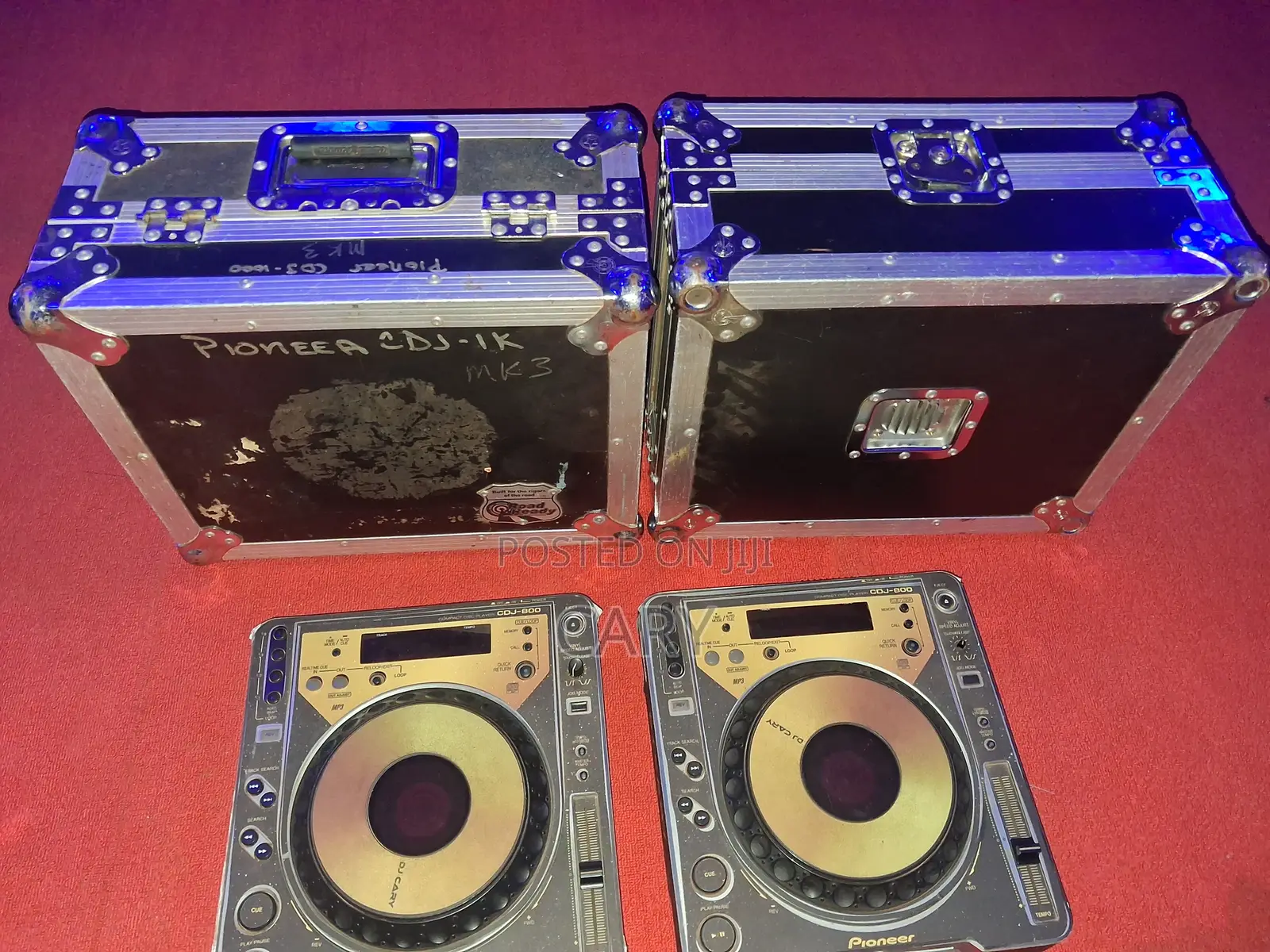 CDJ 800mk1 Plus Flightcases