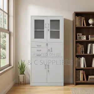 Office 2-Door Cabinet With Safe