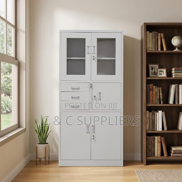 Office 2-Door Cabinet With Safe