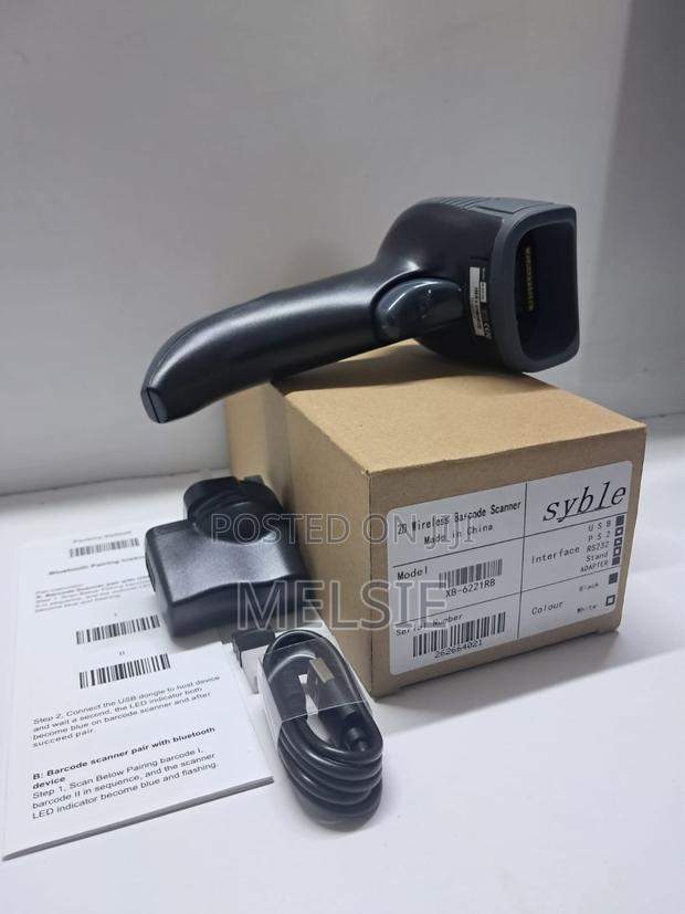 Syble 2d Barcode Scanner With Usb Receiver