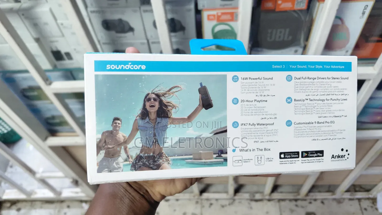 Soundcore Select 3-16w Stereo,Waterproof Rating: Ipx7 Bt Speaker