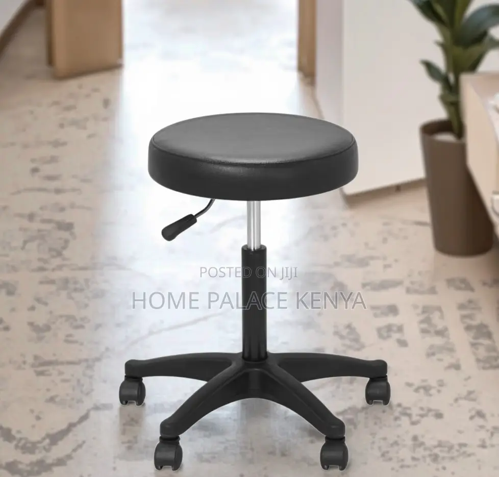 Foot Stool Hydraulic Lift Rolling Chair Stool for Commercial Use