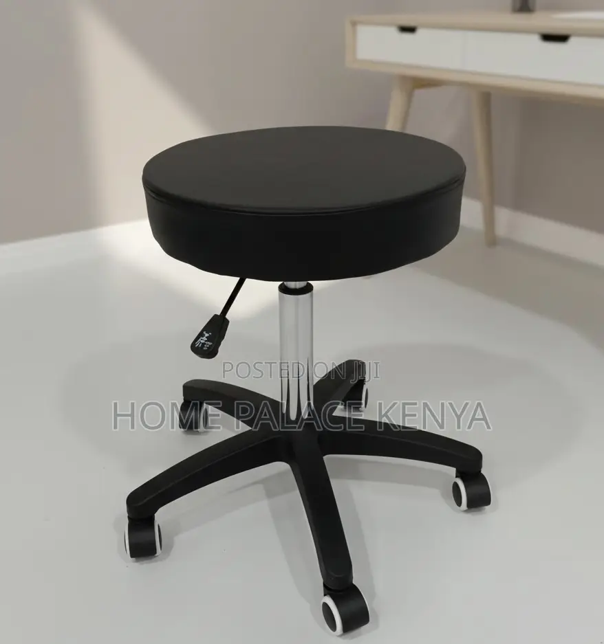 Foot Stool Hydraulic Lift Rolling Chair Stool for Commercial Use