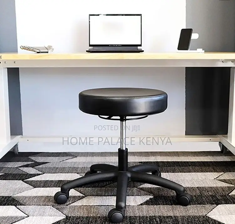 Foot Stool Hydraulic Lift Rolling Chair Stool for Commercial Use