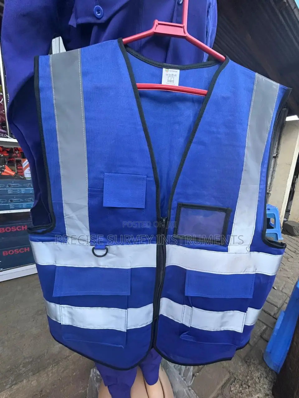 Reflective Operations Vest With Tool Carrying Pockets