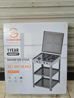 Eurochef Full Gas Cooker With Shelves