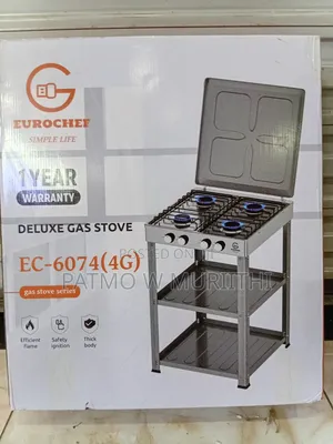 Eurochef Full Gas Cooker With Shelves