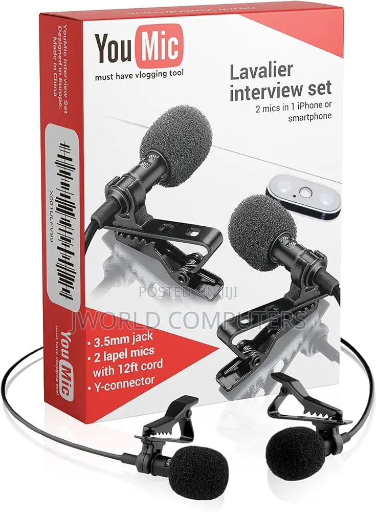 Ujum Dual Lavalier Microphone